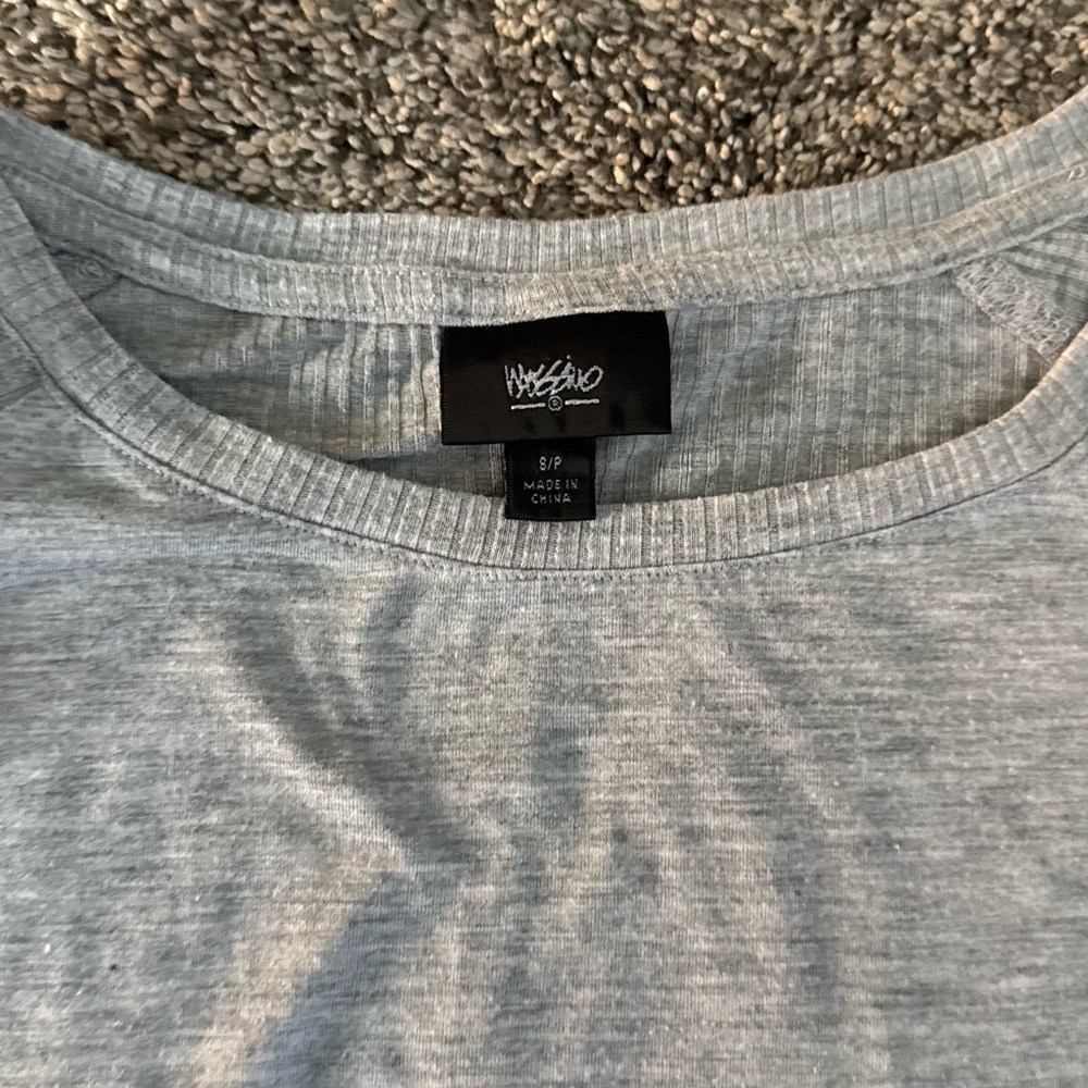 Mossimo Supply Co. Light Gray Tee - Picture 4 of 5